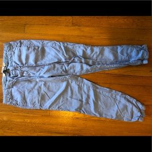 Zara chambray joggers